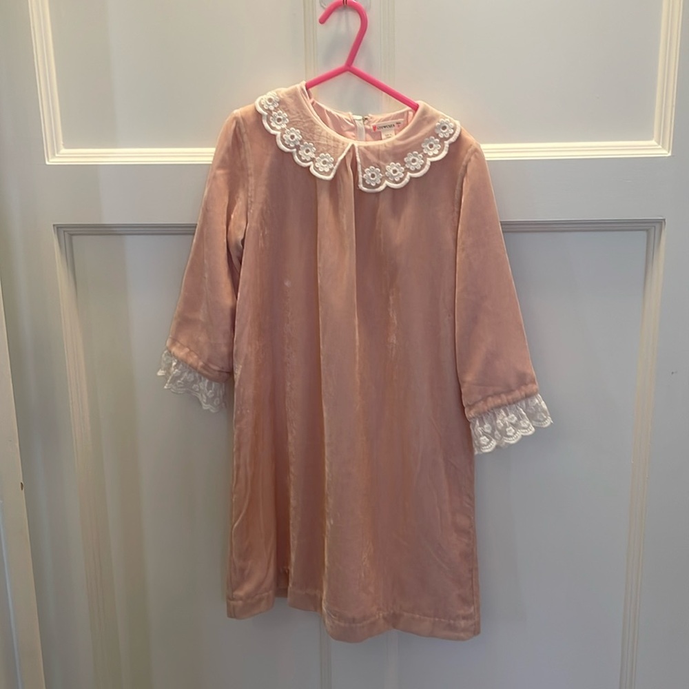 Adorable Girls pink dress. Jcew Crewcuts size 8.